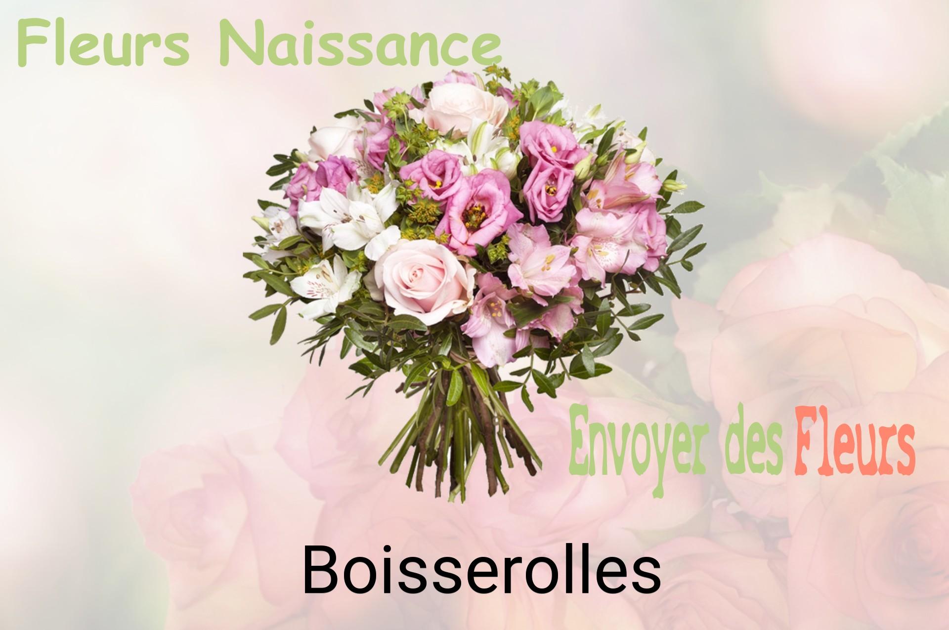 Bouquet de fleurs de naissance livré à Boisserolles